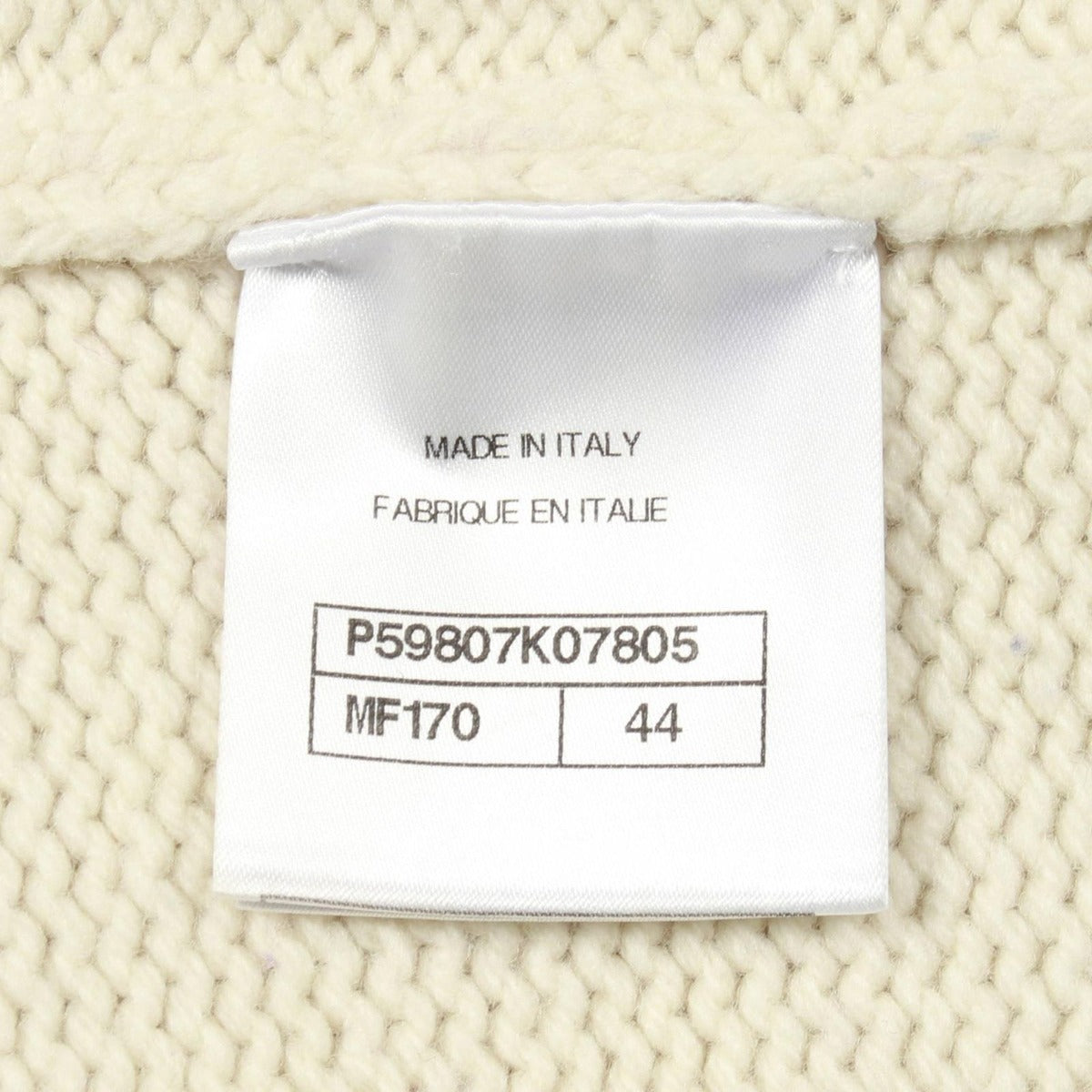 Chanel Knit Coconage Wool Sweater White Pink. Yellow — view 5
