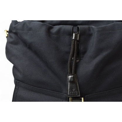Gucci Shoulder Bag Vintage 2-Way One Body Black 92473 — view 7