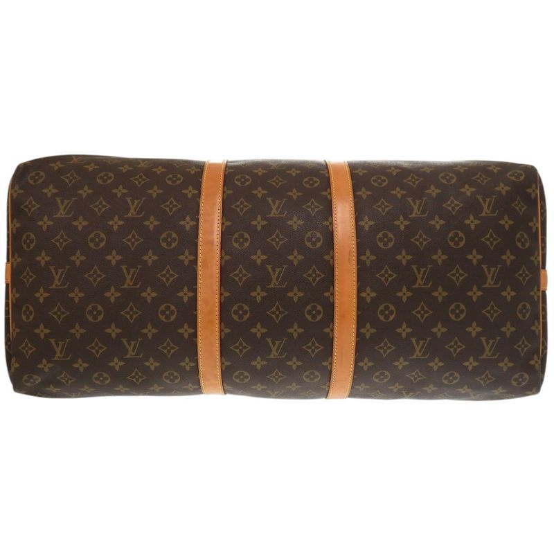 Louis Vuitton Keepall Bandoliere 60 Monogram M41412 Monogram Canvas Brown