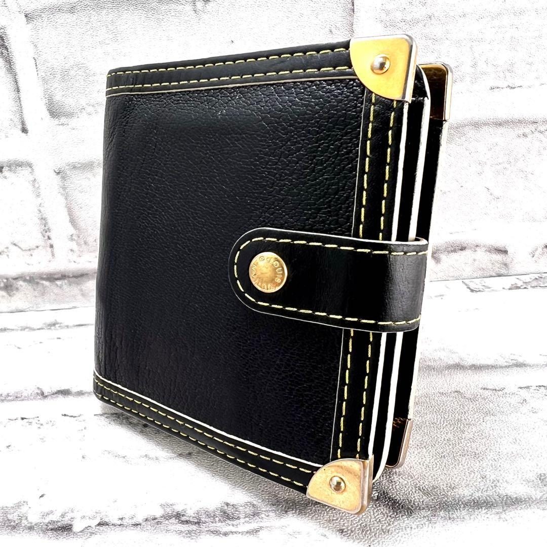 Louis Vuitton Suhali Compact Zip Noir Wallet