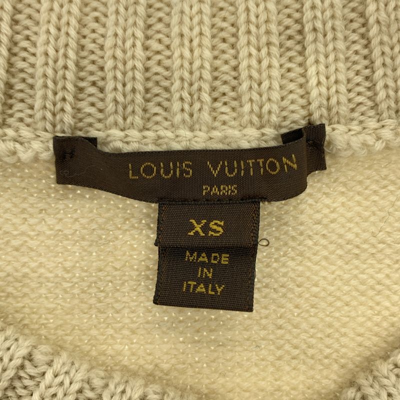 Louis Vuitton - Slit Summer Knit Sweater With Bijoux Embellishment - XS - Ivory