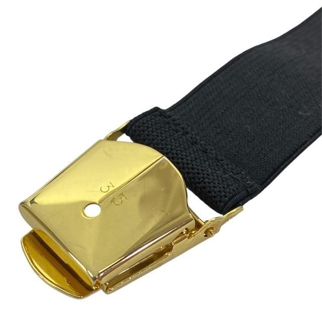 Chanel Armband Clip Accessory Small Logo Rubber GP Black