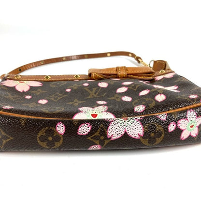 Louis Vuitton Handbag Pochette Accessoire M92006 Monogram Cherry Blossom Canvas