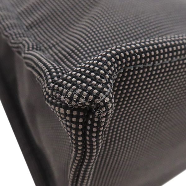 Hermes Tote Bag Her Line Tote MM Canvas Gray Silver Hardware Key and Cadena