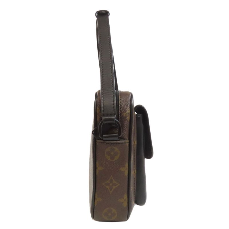 Louis Vuitton M69404 Christopher Wearable Wallet Monogram Macassar Shoulder Bag