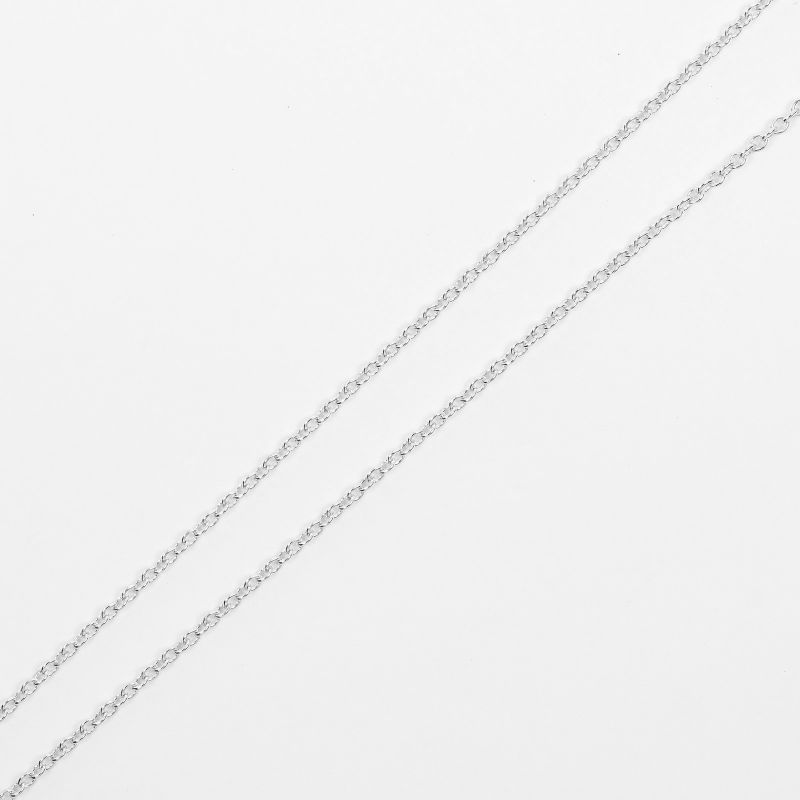 Tiffany & Co Full Heart 925 Silver Ladies 4.6g Necklace