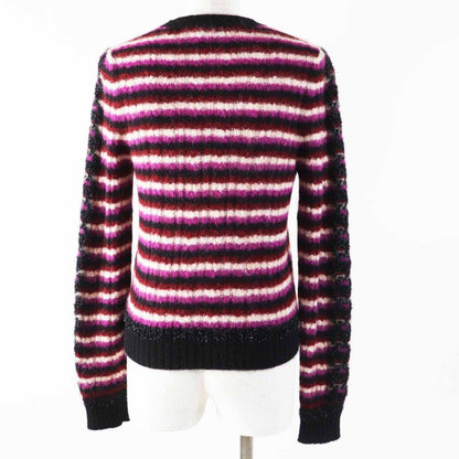 CHANEL P75766 With Coco Mark Plate Coco Mark Chain Striped Pattern Long Sleeve