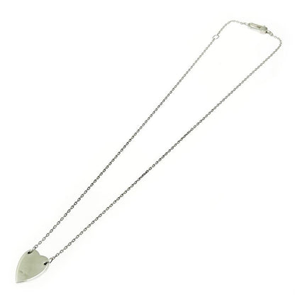 Gucci Silver Logo Heart Necklace 8.2g 925 Engraved 364365 Necklace