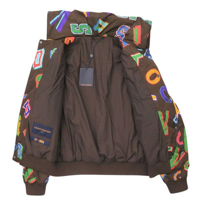 Louis Vuitton X NBA 21AW Letter Nylon Blouson Rm212m Jacket Brown Size 48 LV