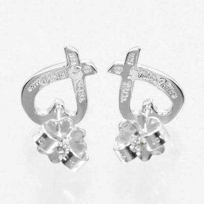 Tiffany & Co Loving Heart 925 Silver Ladies 1.5g Earrings