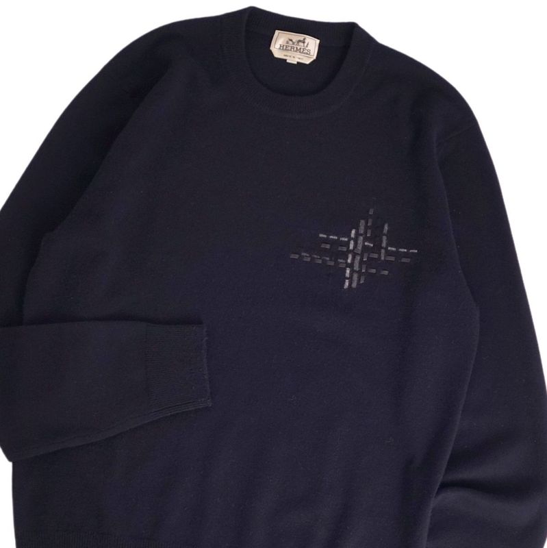 Hermes Knit 23AW Sweater Pullover Wool