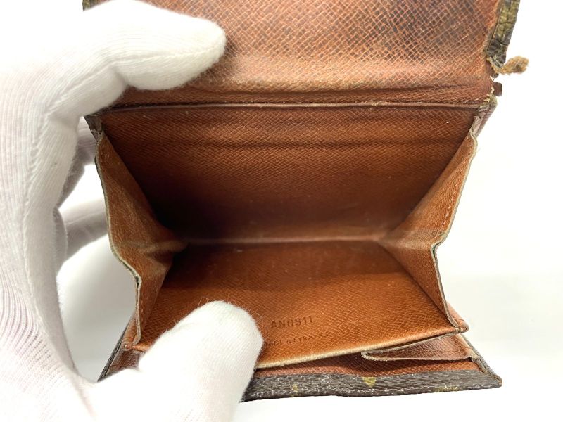 Louis Vuitton Monogram Porte Monet Bier Carte Cles Di Trifold Wallet W Hook