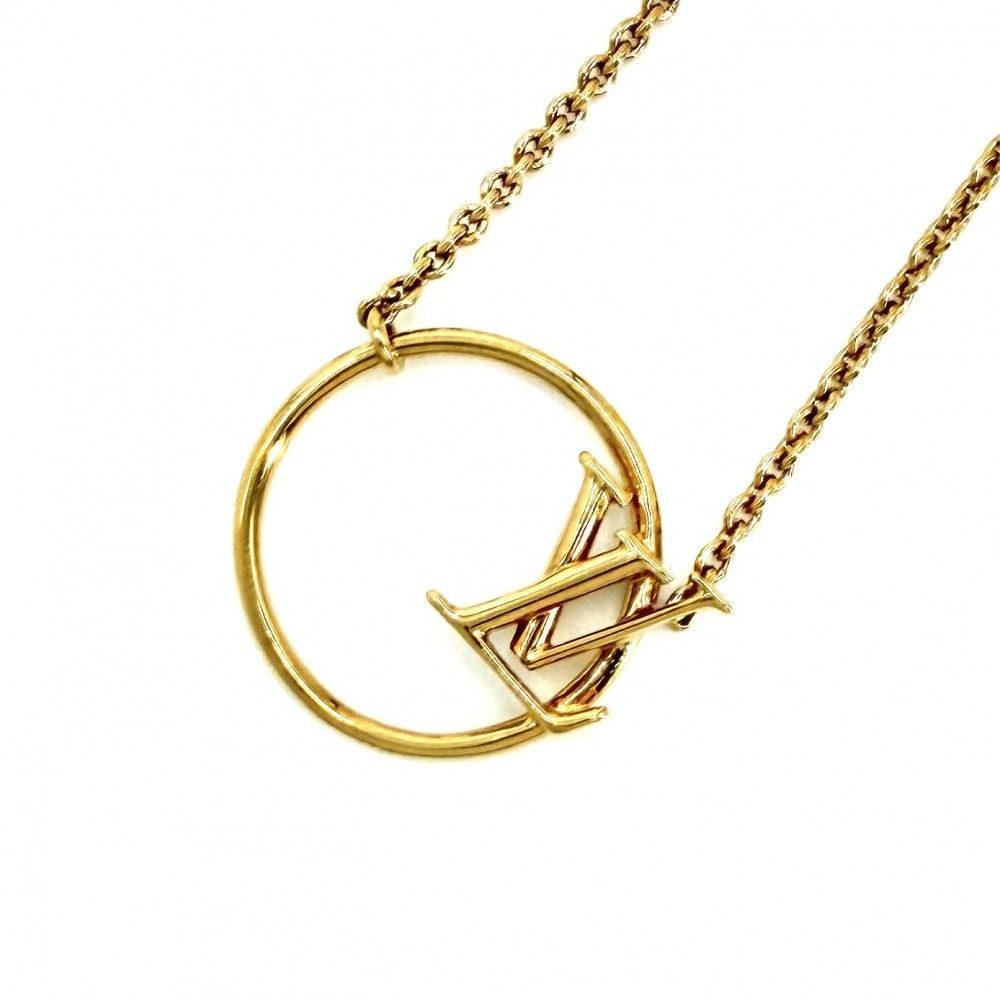 Louis Vuitton Necklace Collier LV Eclipse Pendant with Adjustable Star Gold