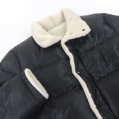 Saint Laurent Paris Shearling Back Logo Jacket — view 2