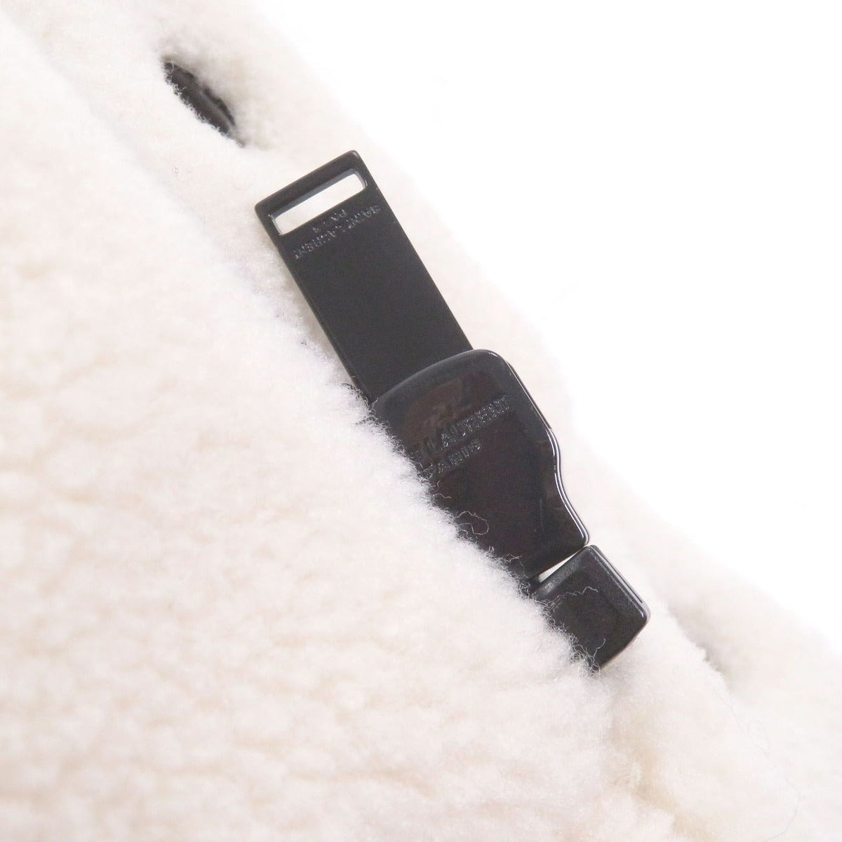 Saint Laurent Paris Shearling Back Logo Jacket — view 5