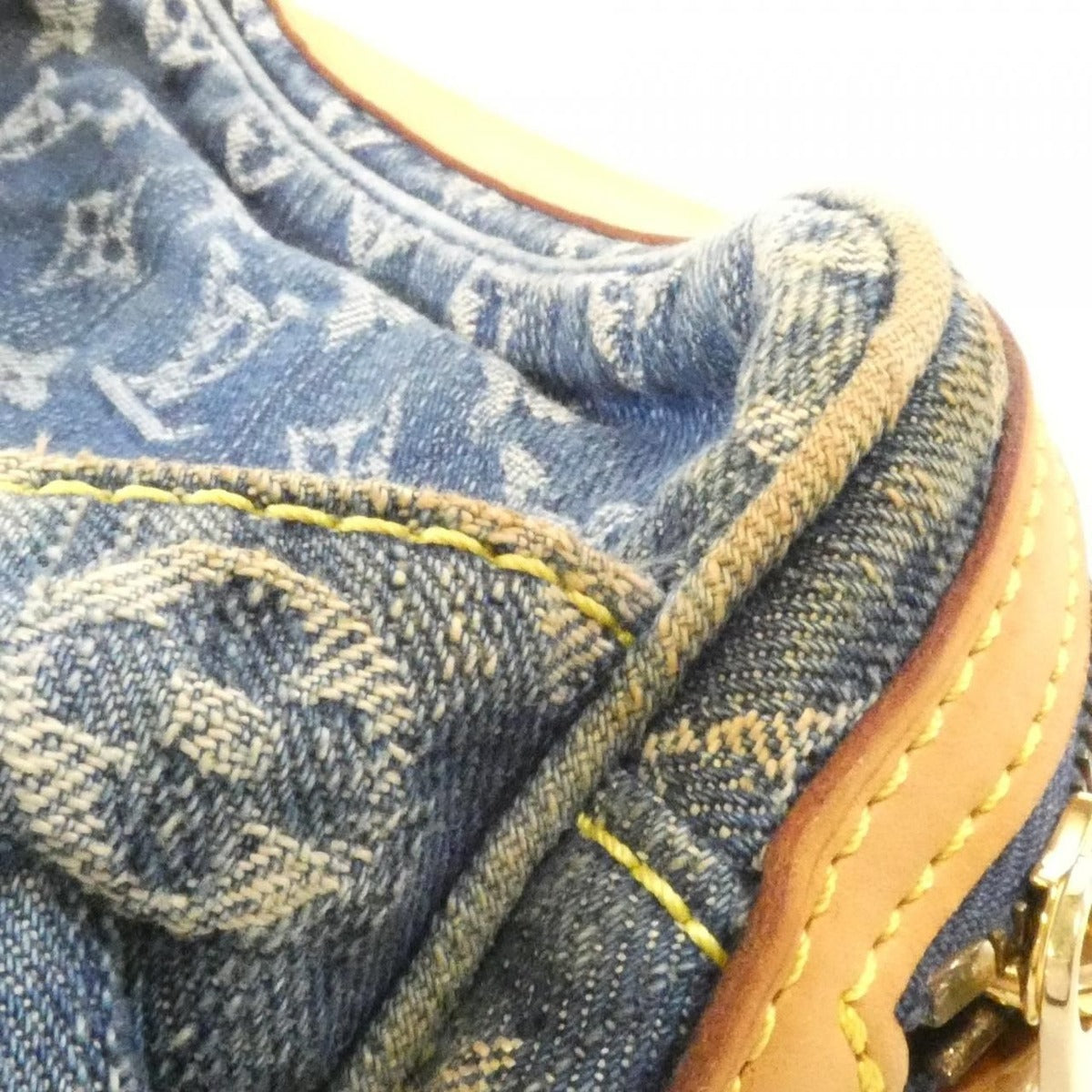Louis Vuitton Monogram Denim Bum Bag Bleu — view 6
