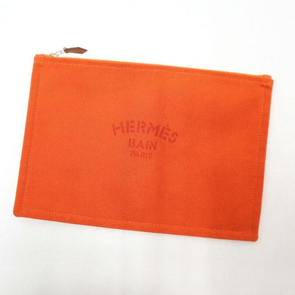 Hermes Yachting GM Orange Canvas Shoulder Bag