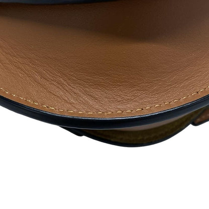 Loewe Shoulder Bag Gate Dual Bag Mini Brown Jacquard Strap Detachable