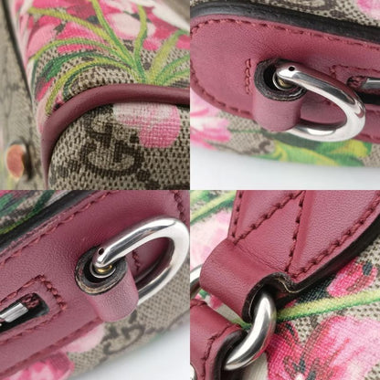 Guccigg Supreme Beige And Pink-brown And Multicolor PVC Coated Canvas 409529i019