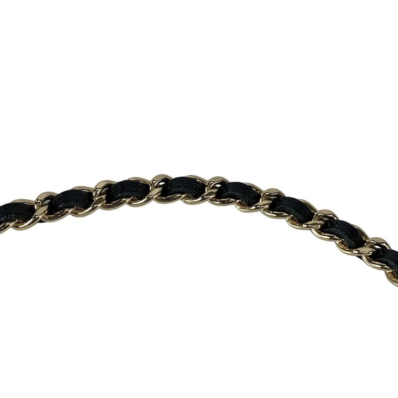 Chanel Vanity Bag Matelasse Ap1341 Black Chain Shoulder/gold Hardware