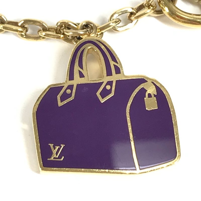 Louis Vuitton Key Holder Chain Iconic M66985 Metal Gold