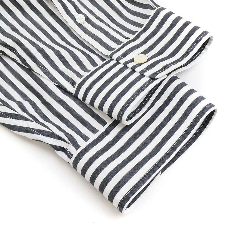 Balenciaga 24ss Swing Striped Cotton Shirt Swing Striped Cotton Shirt 725390