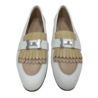 Unused Hermes Royale Loafers Leather Shoes Moccasins Flat Shoes Hhardware