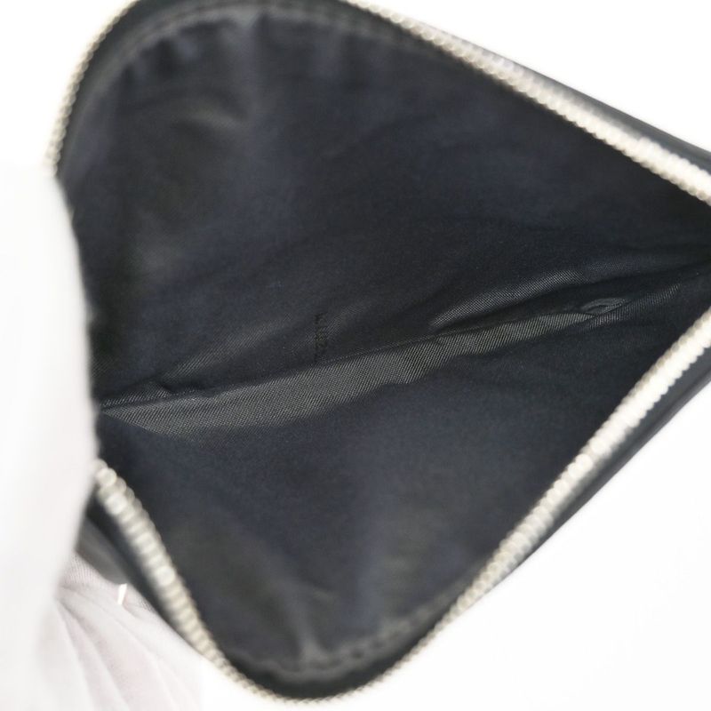 Fendi Clutch Bag Triplet Pouch Studded Black Pink Orange 35ka614