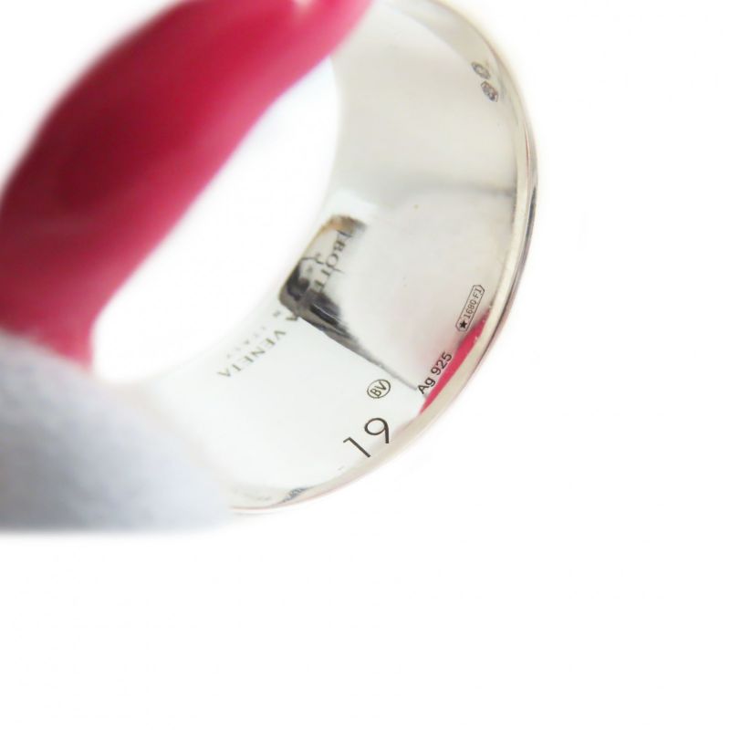 Bottega Veneta SEAL RING - Ring Accessory Ag925 Pink Size 19