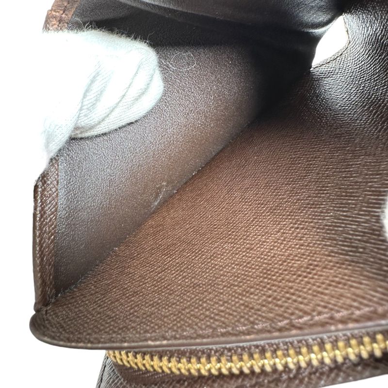 Louis Vuitton N61668 Damier Wallet With Zipped Pocket For Cards Compact Zipped