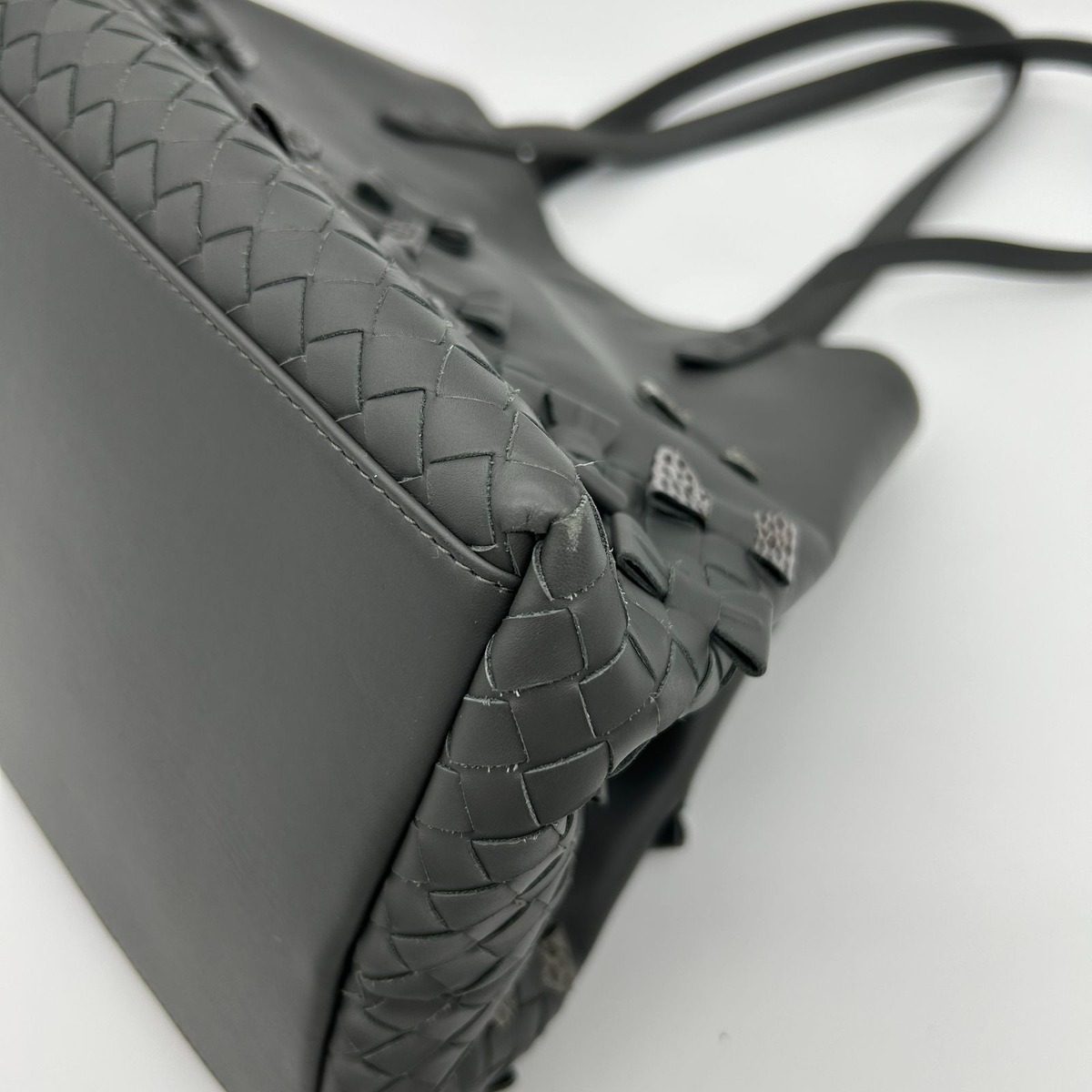 Bottega Veneta Ribbon Leather Tote — view 7