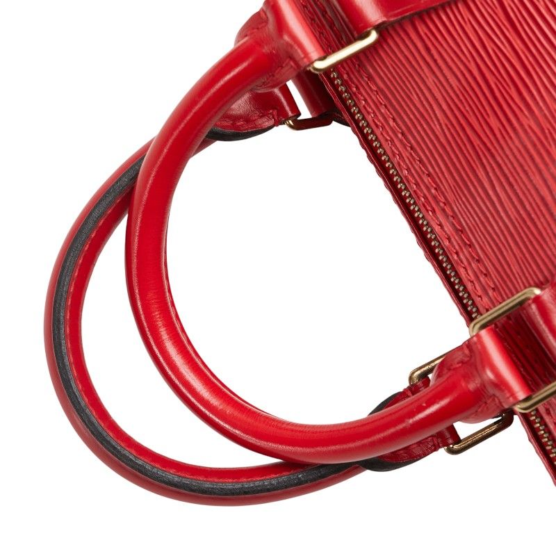 Louis Vuitton Epi Speedy 25 Handbag Mini Boston Bag M59237 Castilian Red