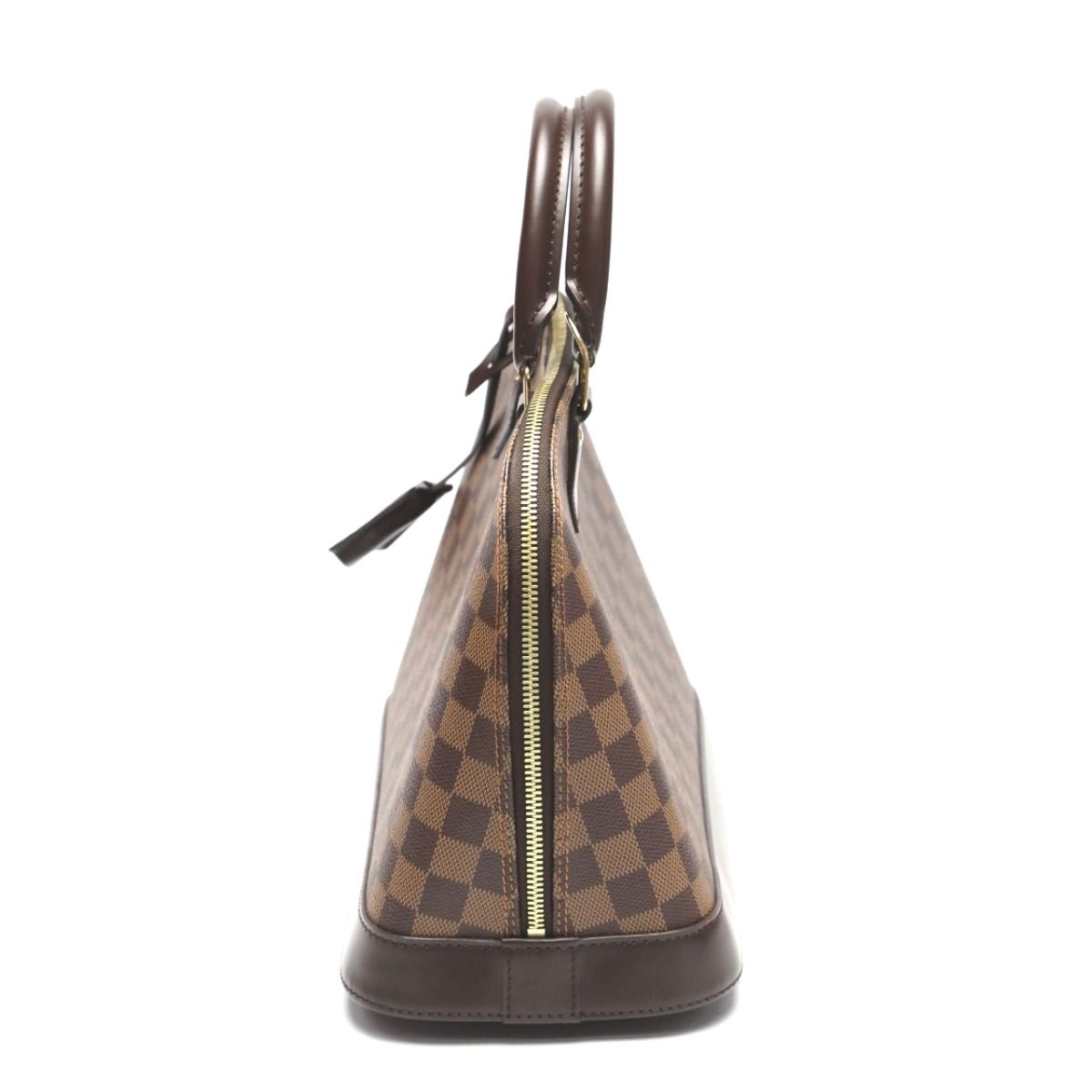Louis Vuitton Damier 2-Way Alma PM Handbag Brown