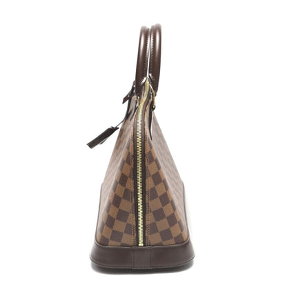 Louis Vuitton Damier 2-Way Alma PM Handbag Brown