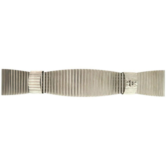 Chanel Coco Mark Metal Silver Barrette 0859