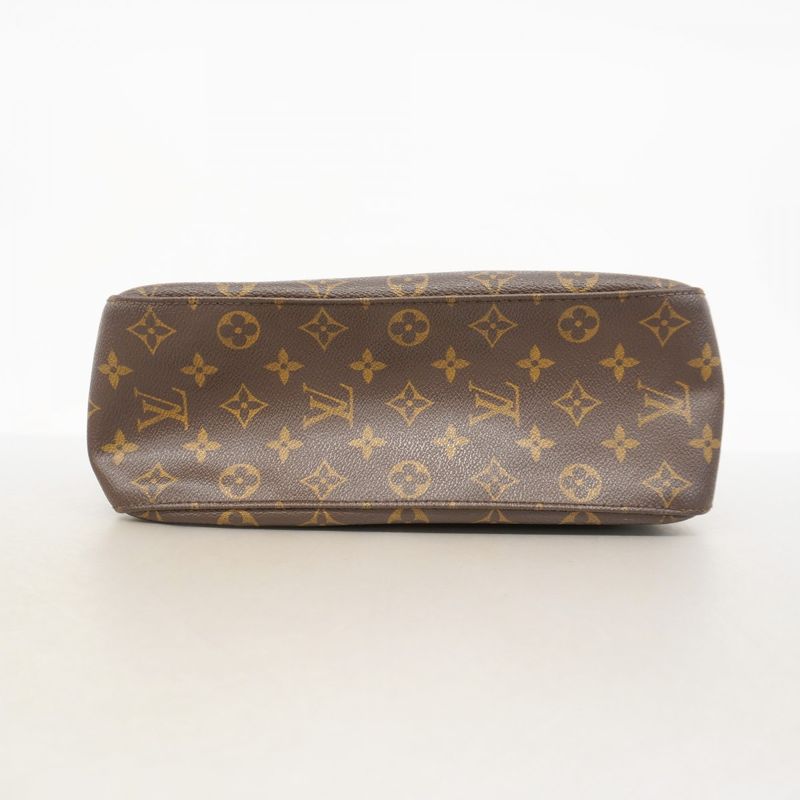 Louis Vuitton Shoulder Bag Monogram Looping GM M51145 Brown Ladies