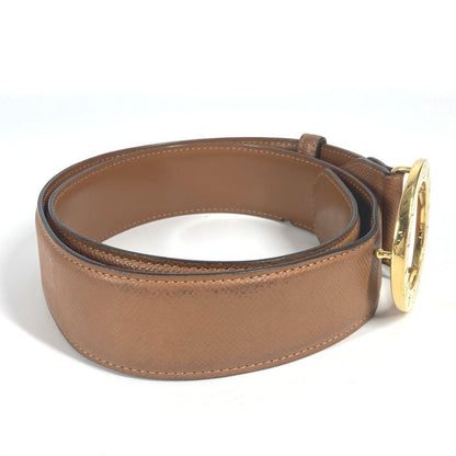 Bvlgari Logo Leather Beige
