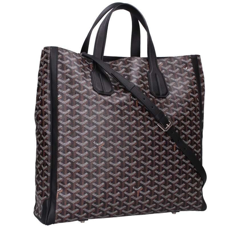 Goyard Sac Voltaire PVC Coated Canvas 2-way Handbag For Men