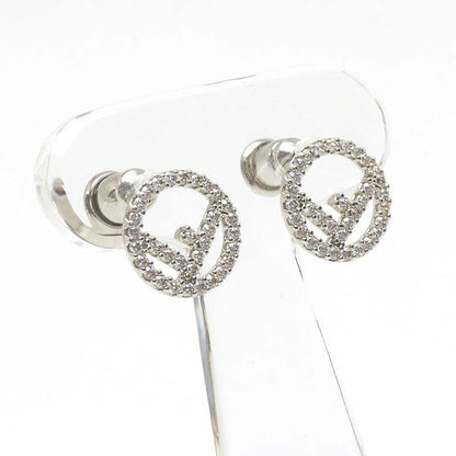 Fendi F'is Fendi Earrings Plated Rhinestones