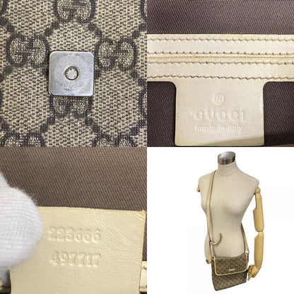 Gucci 223666 GG Supreme Shoulder Bag Cabas  Diagonal Shoulder Brand Ladies