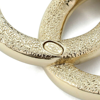 Chanel Earrings Logo Earrings Gold