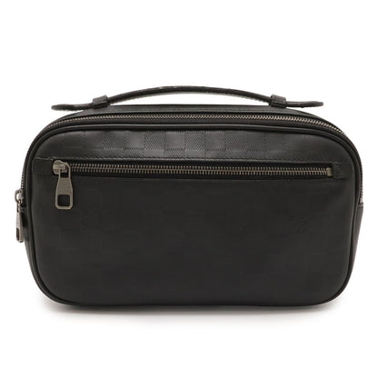 Louis Vuitton Damier Infini Ambler Body Bag 2-Way Leather Onyx Black