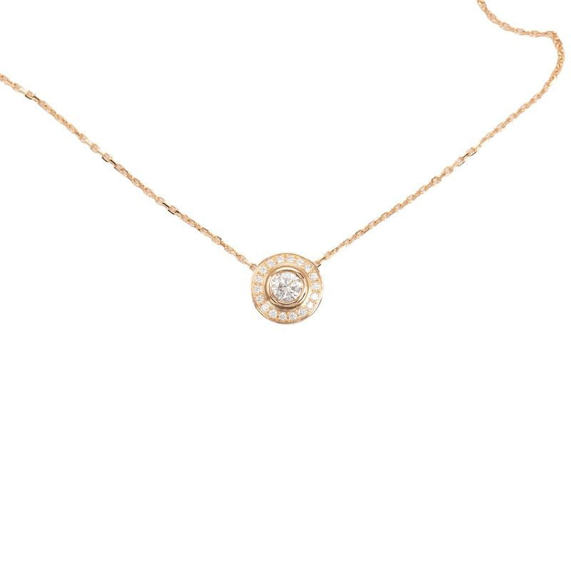 Cartier Damier Pave Diamond 18K Pink Gold