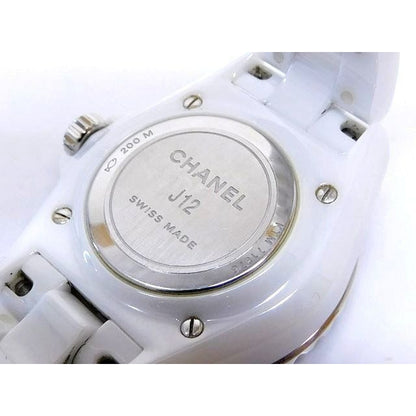 Chanel White Ceramic Watch Quartz — view 3