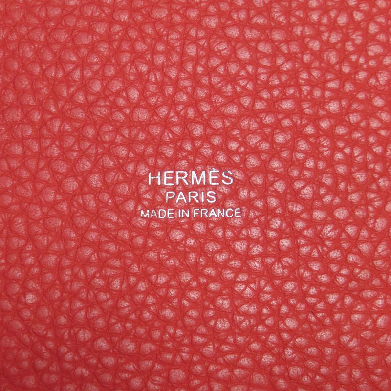 Hermes Picotin Lock MM Silver Hardware Handbag Taurillon Cles Mance Women