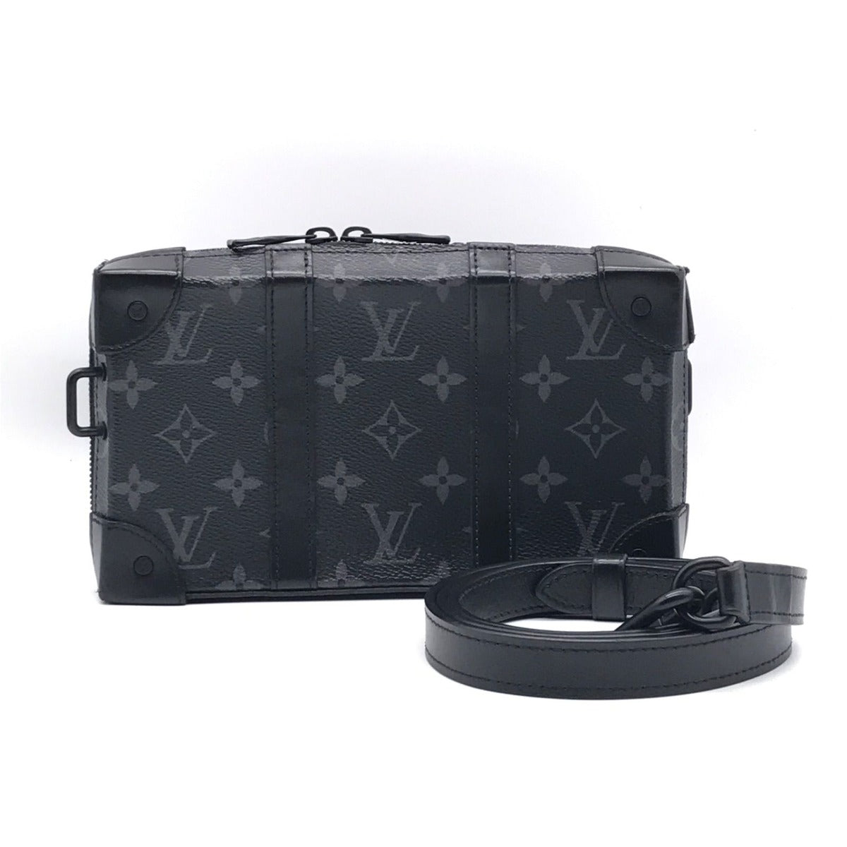 Louis Vuitton Monogram Eclipse Soft Trunk Wallet Shoulder Bag Price Negotiation