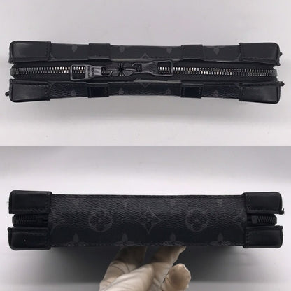 Louis Vuitton Monogram Eclipse Soft Trunk Wallet Shoulder Bag Price Negotiation — view 4