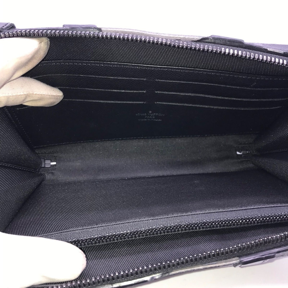 Louis Vuitton Monogram Eclipse Soft Trunk Wallet Shoulder Bag Price Negotiation — view 5