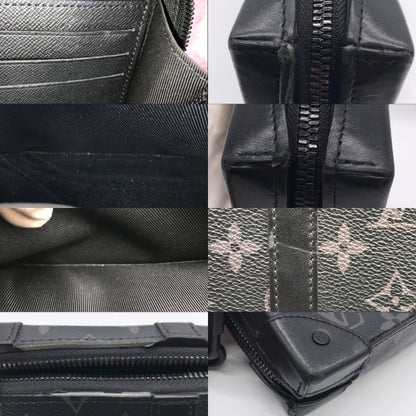 Louis Vuitton Monogram Eclipse Soft Trunk Wallet Shoulder Bag Price Negotiation — view 8