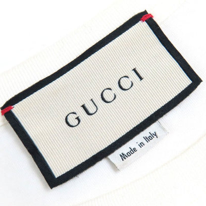 Gucci 615044 100% Cotton Equilibrium Pig Embroidery Crew Neck Short Sleeve